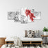 Wandbilder Wohnzimmer XXL Blumen Lilien Moderne Bild Abstrakt